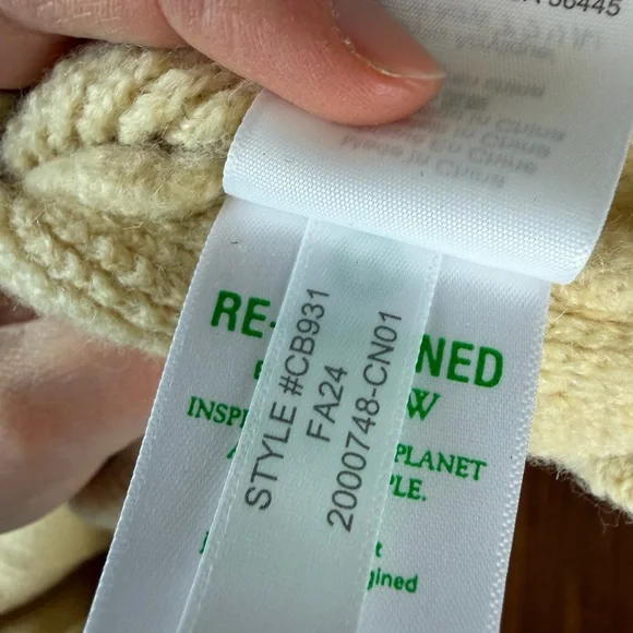 J. Crew Textured Boucle Lady Jacket Cream Gold Button Cardigan Size S - Picture 9 of 9